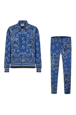 Ensemble bandana toile veste pantalon