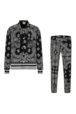 Ensemble bandana toile veste pantalon