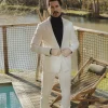 Ensemble blazer et tailleur uni