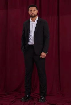 Ensemble blazer et tailleur uni
