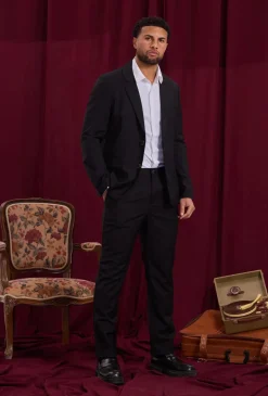 Ensemble blazer et tailleur uni