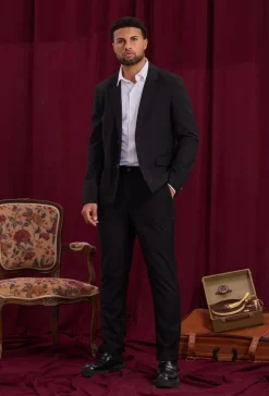 Ensemble blazer et tailleur uni