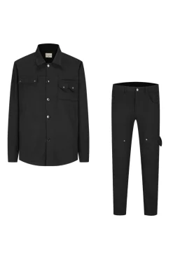 Ensemble chemise et pantalon boutonné