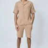 Ensemble chemise et short casual gaze de