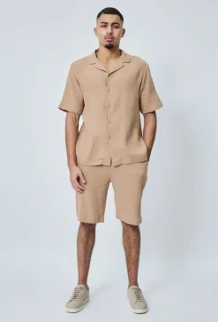 Ensemble chemise et short casual gaze de