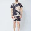 Ensemble chemise et short à motif