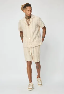 Ensemble chemise et short unis