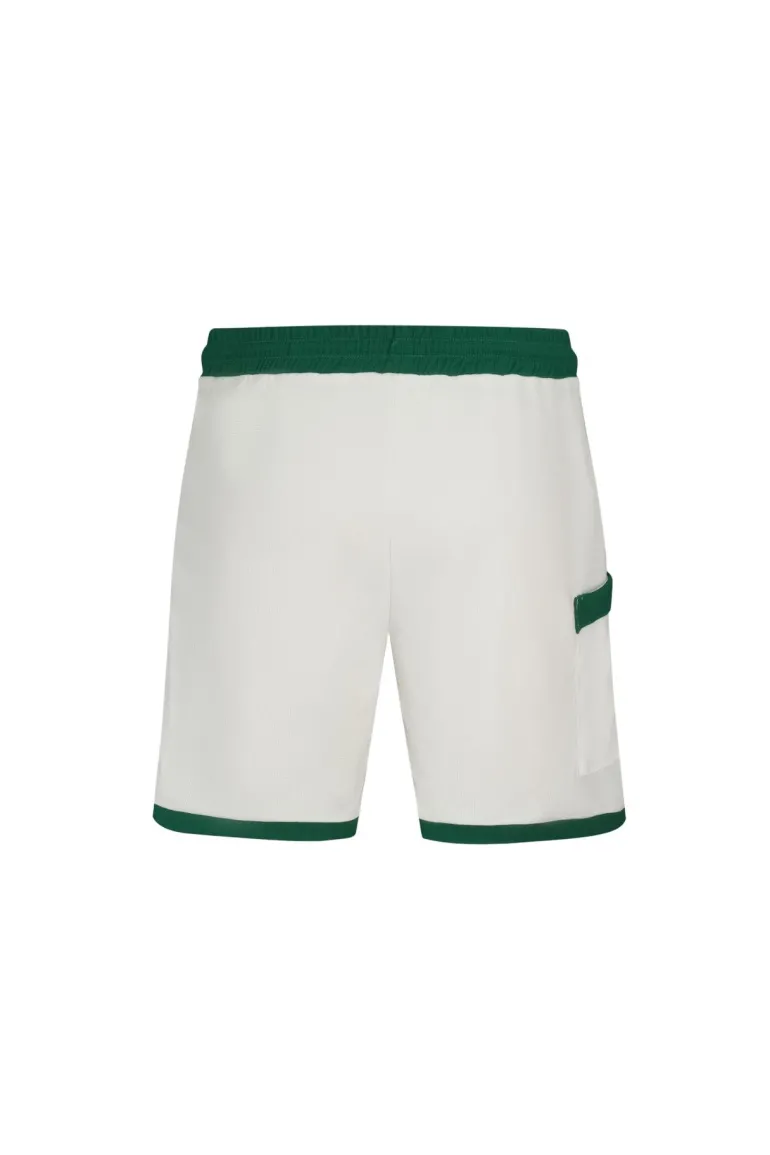 Ensemble chemise et short piqué color block