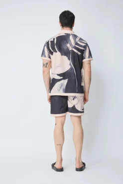 Ensemble chemise et short à motif
