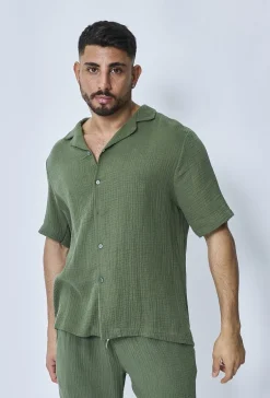 Ensemble chemise et short casual gaze de