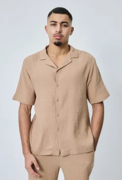 Ensemble chemise et short casual gaze de
