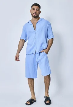 Ensemble chemise et short casual gaze de