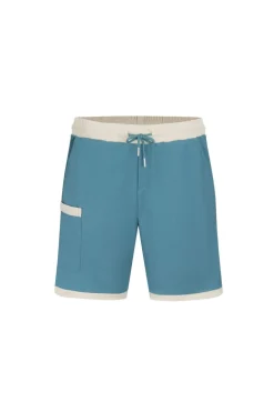 Ensemble chemise et short piqué color block