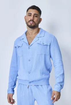 Ensemble chemise et short casual gaze de