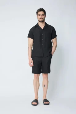 Ensemble chemise manches courtes short