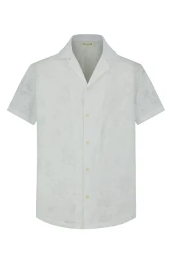 Ensemble chemise manches courtes short fleuris