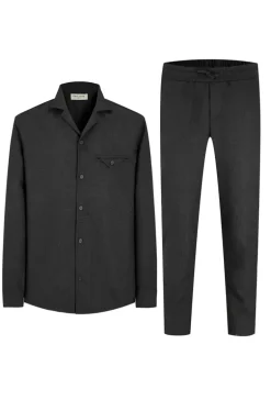 Ensemble chemise manches longues pantalon