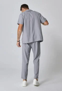 Ensemble chemise manches courtes et pantalon