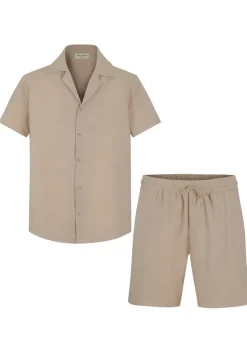 Ensemble chemise manches courtes short