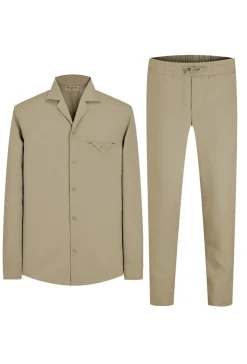 Ensemble chemise manches longues pantalon