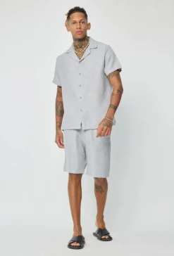 Ensemble chemise manches courtes short