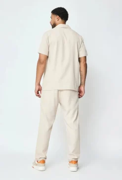 Ensemble chemise manches courtes et pantalon