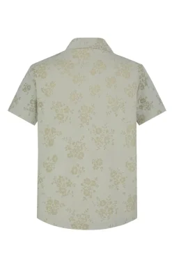Ensemble chemise manches courtes short fleuris
