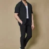 Ensemble chemise pantalon uni