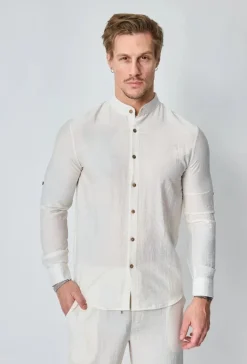 Ensemble chemise pantalon uni fin