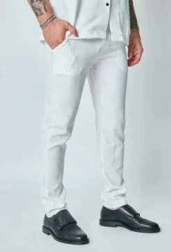 Ensemble chemise pantalon uni