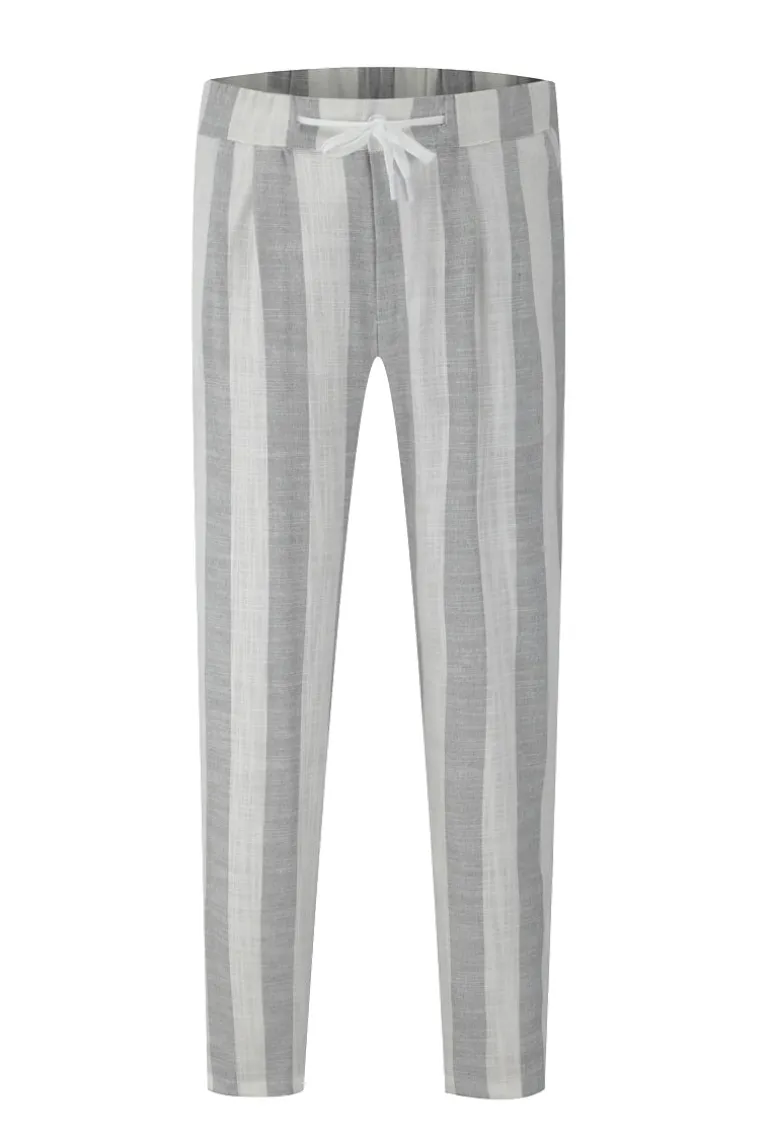 Ensemble chemise pantalon à rayures