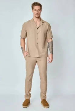 Ensemble chemise pantalon uni