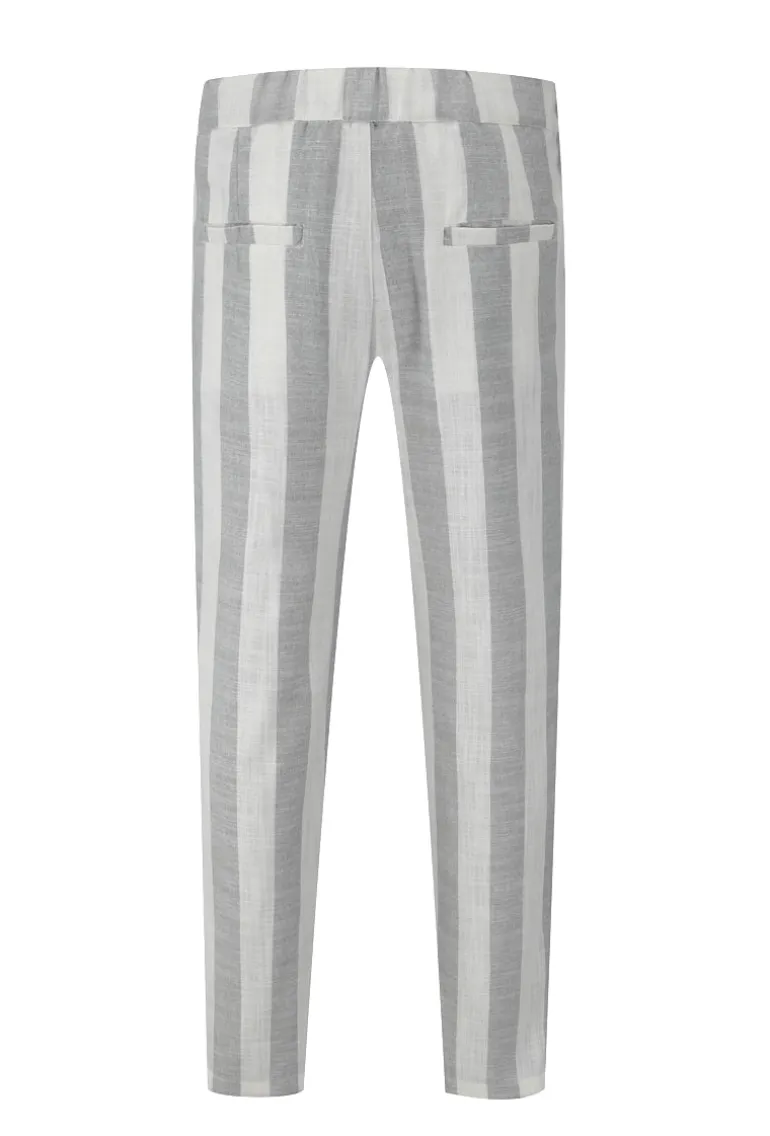 Ensemble chemise pantalon à rayures