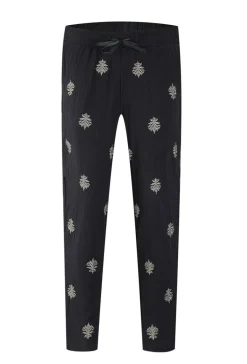 Ensemble chemise pantalon décontractée à motifs