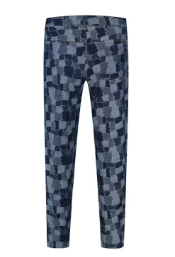 Ensemble chemise pantalon assorti avec un motif de carrés