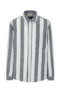 Ensemble chemise pantalon à rayures