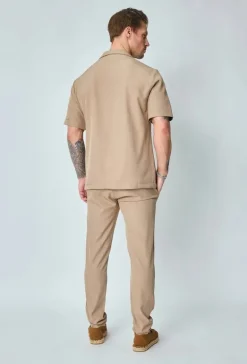 Ensemble chemise pantalon uni