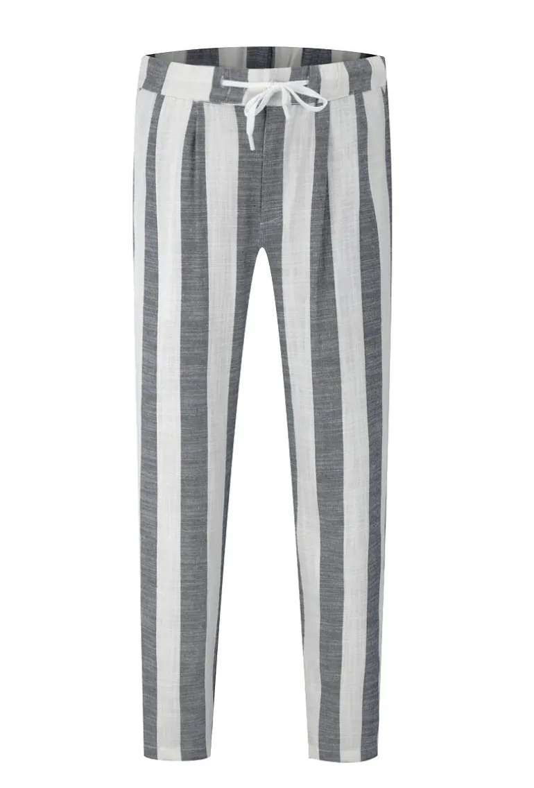 Ensemble chemise pantalon à rayures