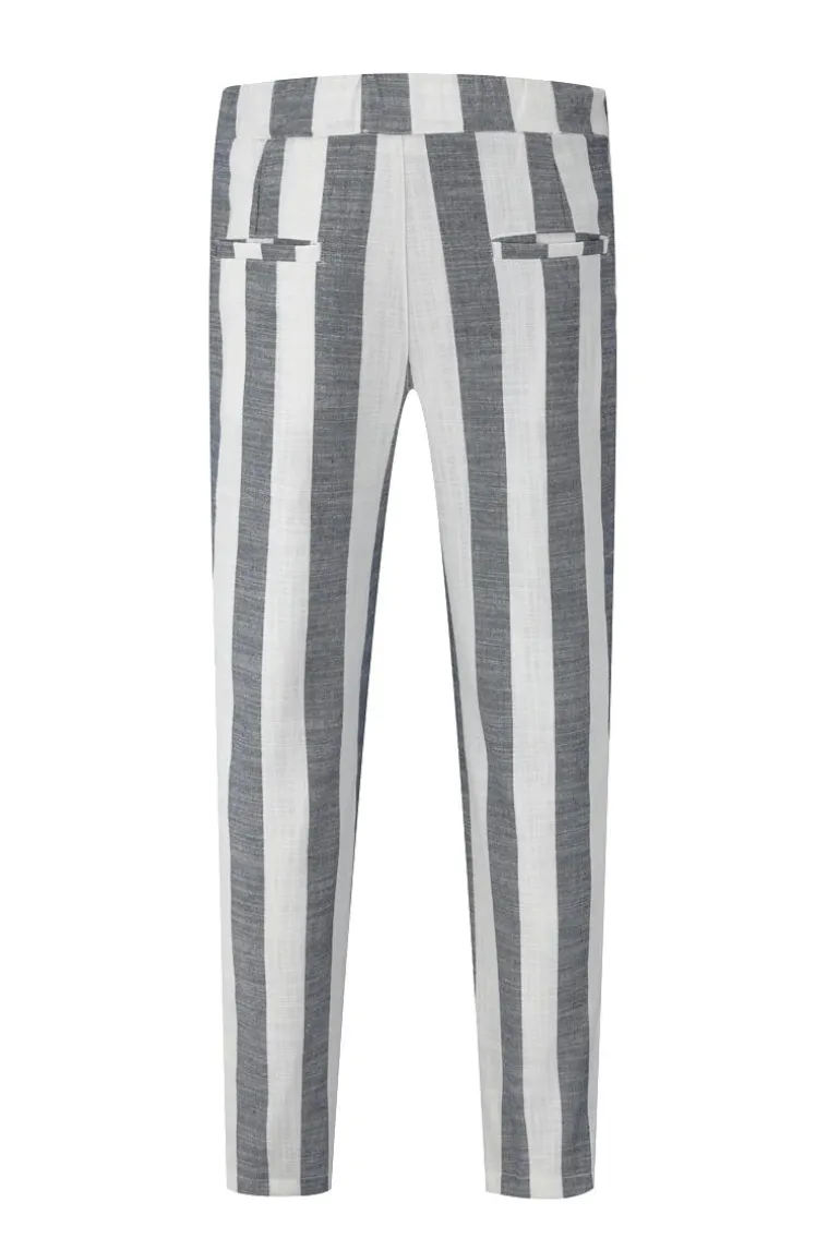 Ensemble chemise pantalon à rayures