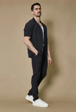 Ensemble chemise pantalon uni