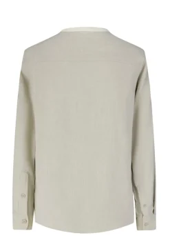 Ensemble chemise pantalon bicolore décontractée