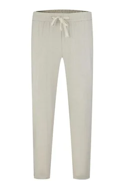 Ensemble chemise pantalon bicolore décontractée