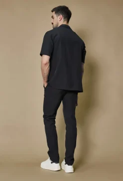 Ensemble chemise pantalon uni