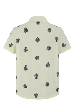 Ensemble chemise pantalon décontractée à motifs