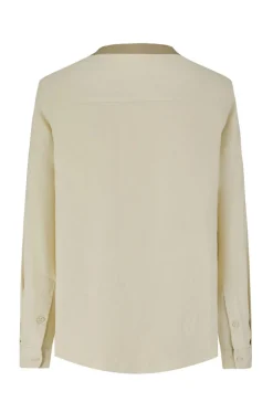 Ensemble chemise pantalon bicolore décontractée