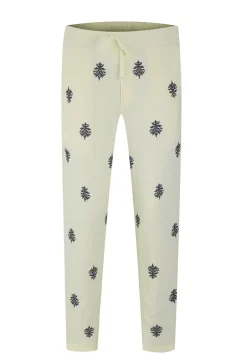 Ensemble chemise pantalon décontractée à motifs