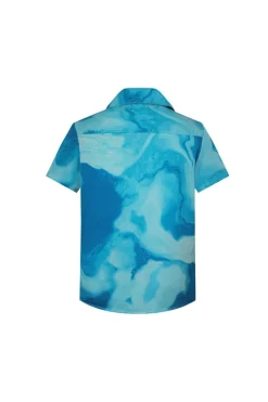 Ensemble chemise short à imprimé marbré