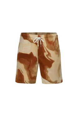 Ensemble chemise short à imprimé marbré