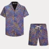 Ensemble chemise short à motifs