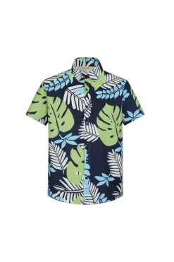 Ensemble chemise short à motifs fleuri
